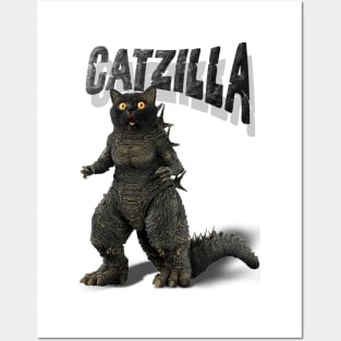 Catzilla Posters and Art